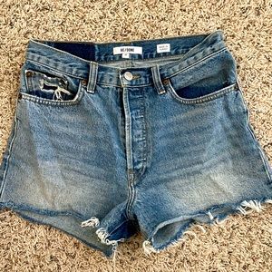RE/DONE Jean Shorts